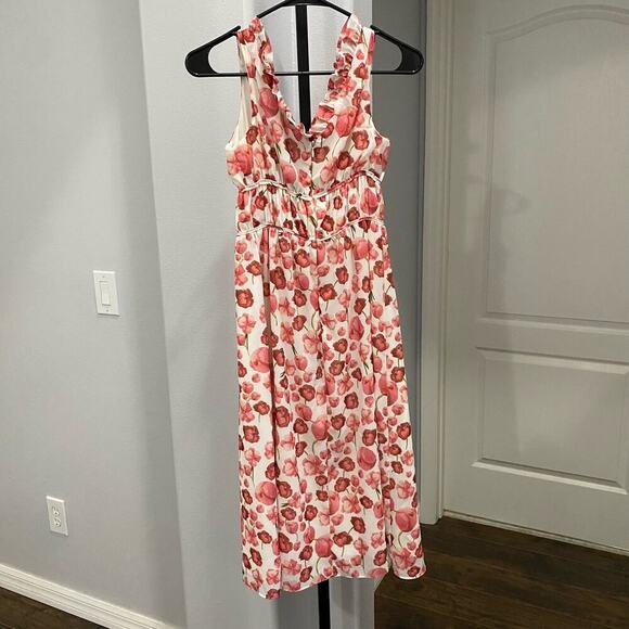 Floral Pink Mini Dress - Picture 2 of 9